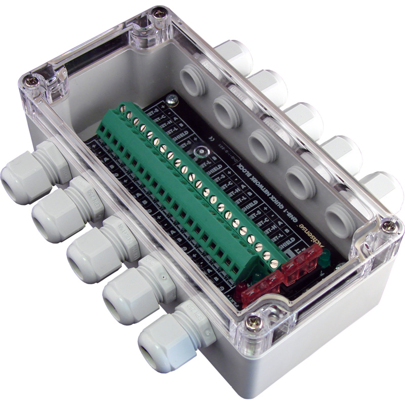 Actisense Qnb-1 Nmea 2000 Quick Network Block Breakout Box - 6 Screw Terminal Drops