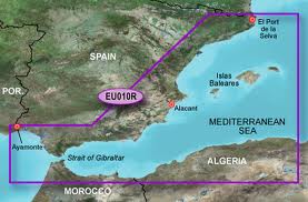 G3 SD/MICROSD FORMAT CHART EU010R  Spain, Mediterranean Coast