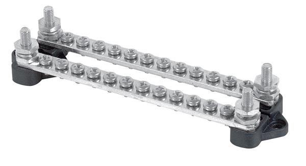 BEP Bus Bar Double 100a 2x12 Output C/w Cover (BB-12W-2NC)