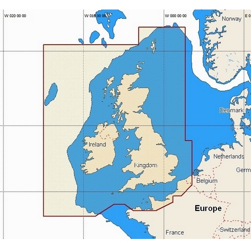 C-MAP 4D Wide Area - UK, Ireland & Channel