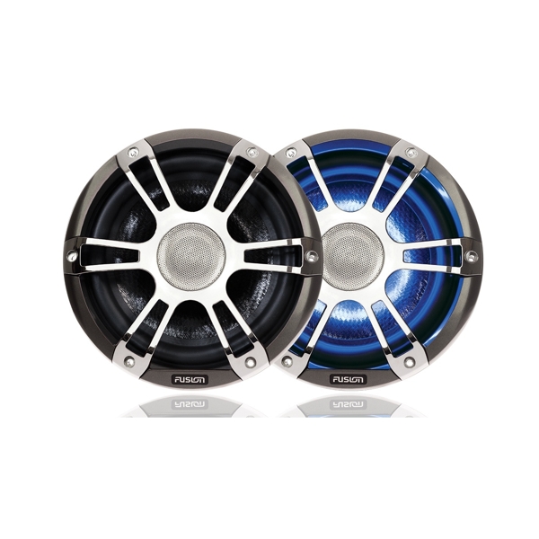 Fusion SG-CL65SPC 6.5 Inch 230 WATT Coaxial Sports Chrome Marine Speaker with LEDs Fusion SG-CL65SPC 6.5 Inch 230 WATT Coaxial Sports Chrome Marine Speaker with LEDs