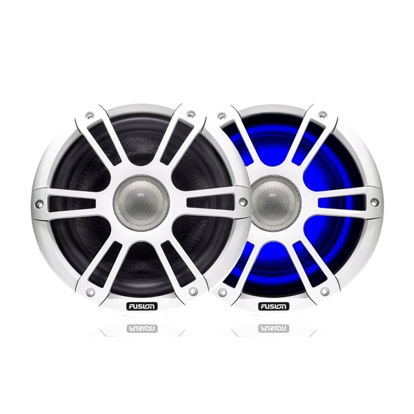 Fusion SG-CL77SPW 7.7Inch 280 Watt Coaxial Sports White Marine Speaker with LEDs Fusion SG-CL77SPW 7.7Inch 280 Watt Coaxial Sports White Marine Speaker with LEDs