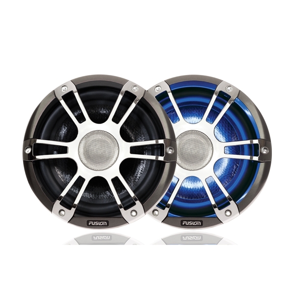 Fusion SG-CL77SPC 7.7 Inch 280 Watt Coaxial Sports Chrome Marine Speaker with LEDs Fusion SG-CL77SPC 7.7 Inch 280 Watt Coaxial Sports Chrome Marine Speaker with LEDs