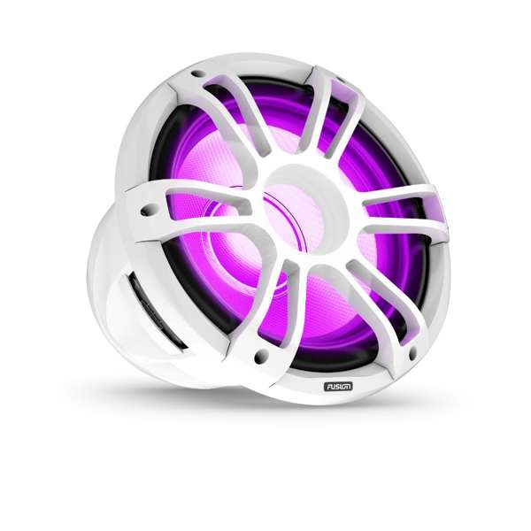 Fusion SG-SL123SPW 12 Inch 3i CRGBW LED Subwoofer 1400W - Sports White