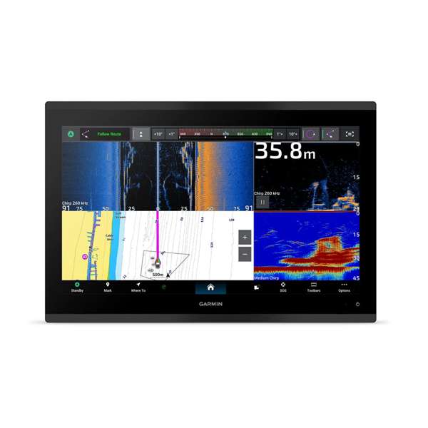 Garmin GPSMAP 9017xsv 17 Inch Touch Screen Multi Function Display With Sounder