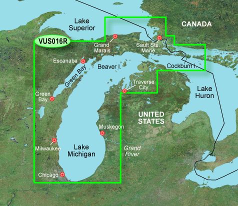 Garmin G3 Vision Regular - Vus016r - Lake Michigan