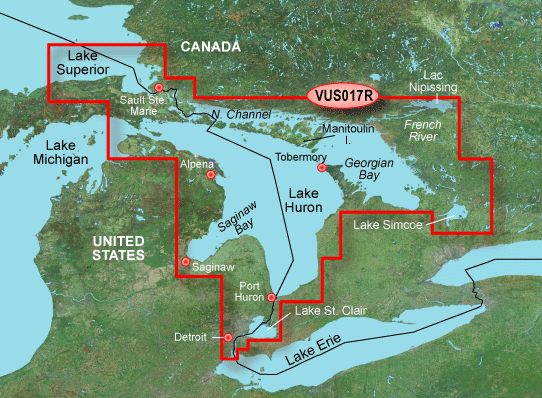 Garmin G3 Vision Regular - Vus017r - Lake Huron - Lake St. Clair