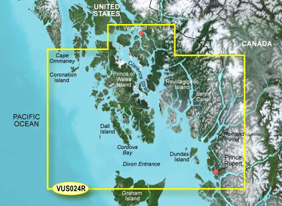 Garmin G3 Vision Regular - Vus024r - Wrangell To Dixon Entrance