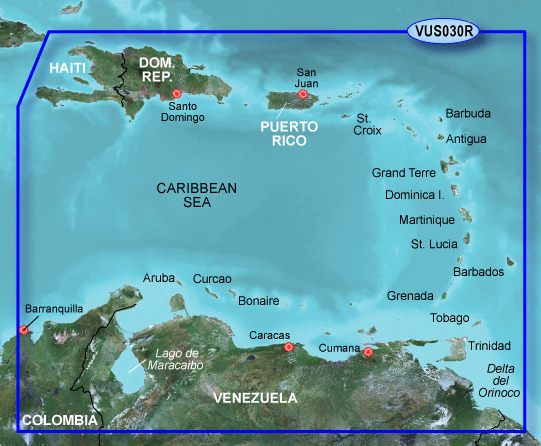 Garmin G3 Vision Regular - VUS030R - Southeast Caribbean