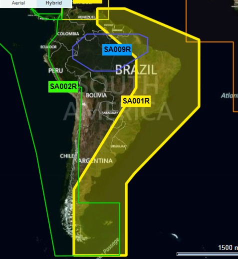 Garmin G3 Vision - Reg - Vsa001r-south America East Coast