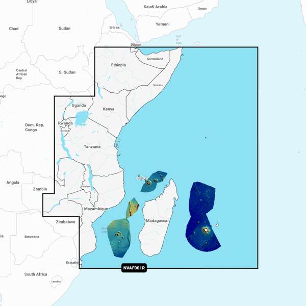 Garmin Navionics Vision+ NVAF001R Africa  East