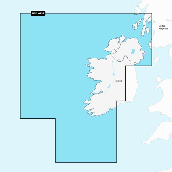 Garmin Navionics Vision+ NVEU075R Ireland  West Coast