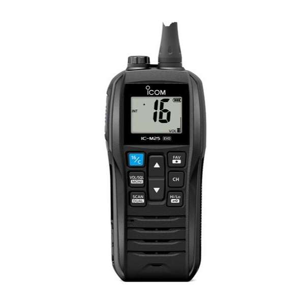 Icom M25 EVO Floating VHF Handheld Transceiver - Black