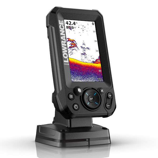 Lowrance Eagle 4X Fishfinder With Transom Mounted Transducer Lowrance Eagle 4X Fishfinder With Transom Mounted Transducer
