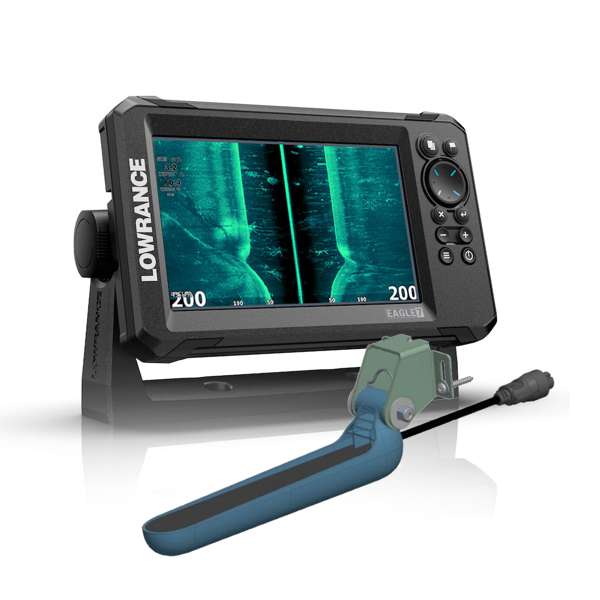 Lowrance Eagle 7 Plotter / Sounder With Tripleshot Transducer Lowrance Eagle 7 Plotter / Sounder With Tripleshot Transducer