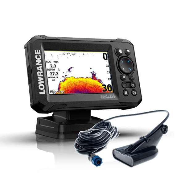 Lowrance Eagle 5 Plotter / Sounder With 50/200 HDI Transducer Lowrance Eagle 5 Plotter / Sounder With 50/200 HDI Transducer