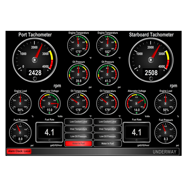 Maretron N2KView Vessel Monitoring and Control Software for Personal Computer