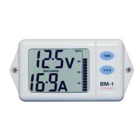 NASA Battery Monitor - Compact - White (24VDC)