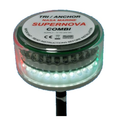 Nasa Supernova Combi LED - Tricolour / Anchor Light