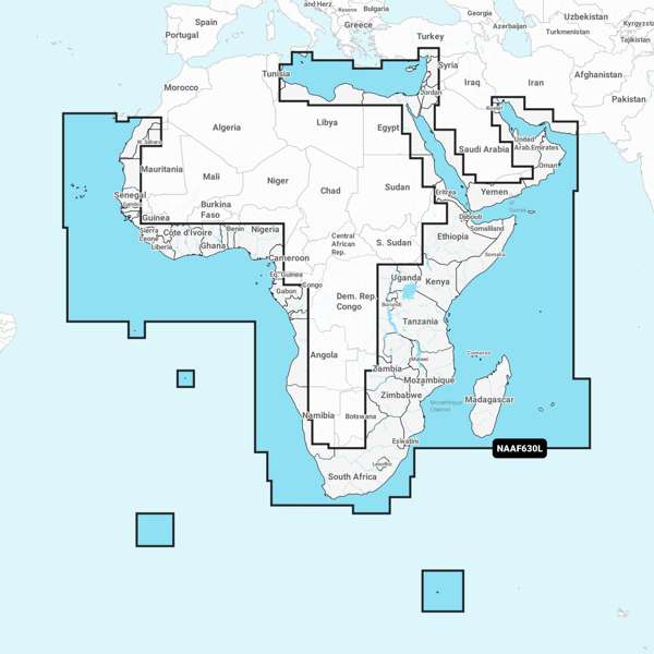 Navionics Plus Large - Africa & Middle East - AF630L - SD Card