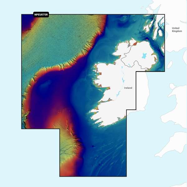 Navionics Platinum Plus Regular - Ireland West Coast - EU075R - SD Card