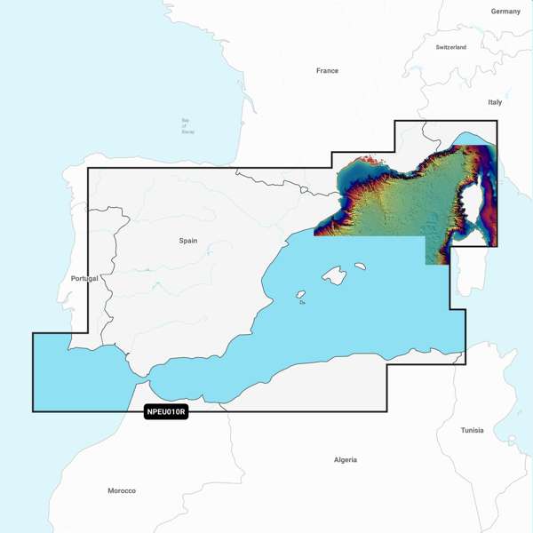 Navionics Platinum Plus Regular - Spain Mediterranean Coast - EU010R - SD Card