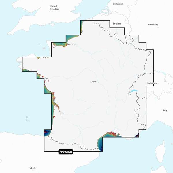Navionics Platinum Plus Regular - France Lakes & Rivers - EU080R - SD Card