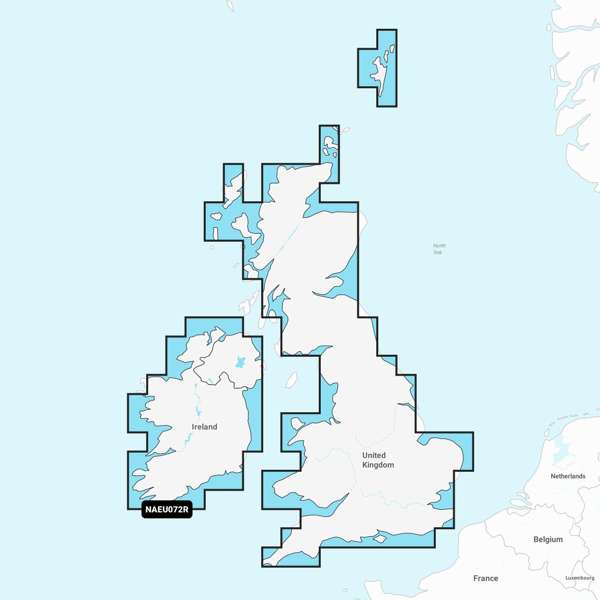 Navionics Plus Regular - U.K. & Ireland Lakes & Rivers - EU072R - SD Card