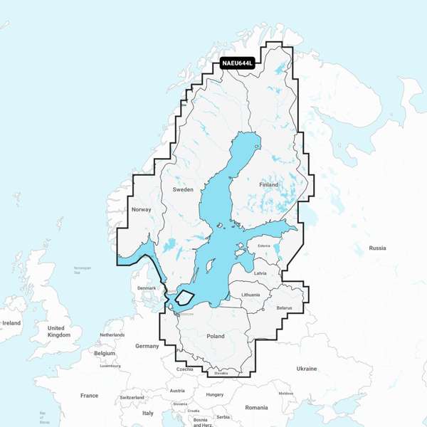 Navionics Plus Large - Baltic Sea - EU644L - SD Card