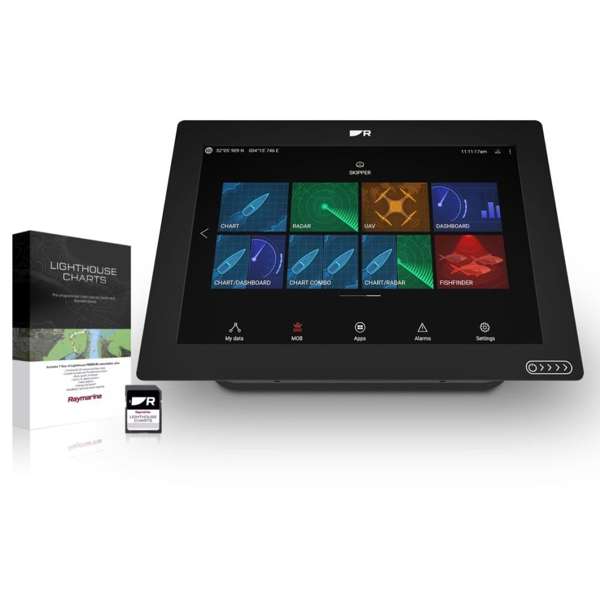 Raymarine Axiom+ 12 Display & Western European LightHouse Chart Raymarine Axiom+ 12 Display & Western European LightHouse Chart