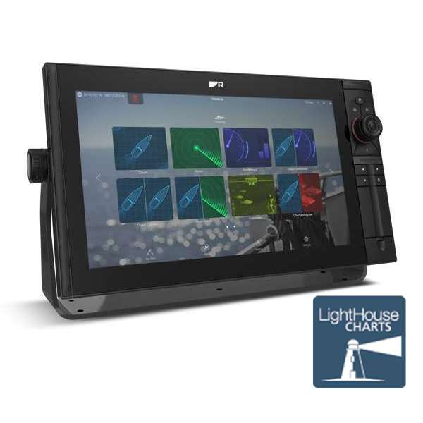 Raymarine Axiom2 Pro 16 RVM HybridTouch 16 Inch Display With 1kW Sonar, DV, SV and RealVision 3D (No Transducer) With Mediterran
