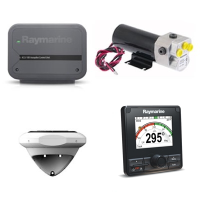 Raymarine Evolution PowerPilot With P70Rs Control Head, ACU-100 & 0.5l Hydraulic Pump