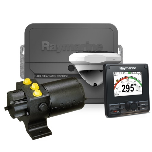 Raymarine Evolution Autopilot c/w p70Rs Control Head. ACU-200 & Type 1 Hydraulic Pump