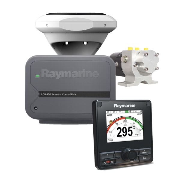 Raymarine Evolution Hydraulic Pilot With p70Rs Control Head. ACU-150 & 1Ltr Hydraulic Pump