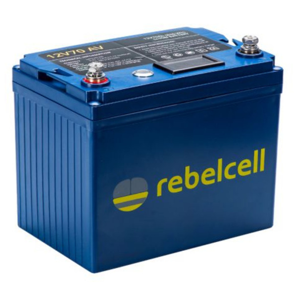 Rebelcell 12V70 AV Lithium-Ion Leisure Battery - 12V / 70A - 836Wh