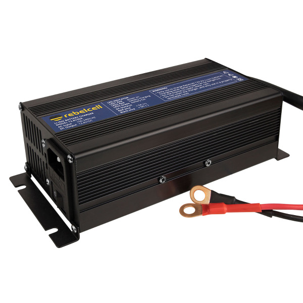 Rebelcell 12.6V20A Lithium-Ion Battery Charger - 12V / 20A Rebelcell 12.6V20A Lithium-Ion Battery Charger - 12V / 20A
