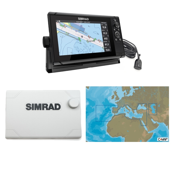 Simrad Cruise 9 Plotter / Sounder Southern Europe Bundle Pack Simrad Cruise 9 Plotter / Sounder Southern Europe Bundle Pack