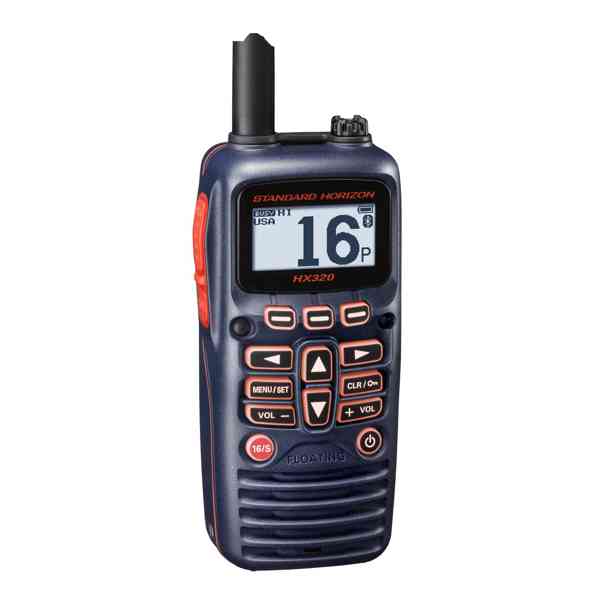Standard Horizon HX320E 6W Floating Handheld VHF FM Marine Transceiver Standard Horizon HX320E 6W Floating Handheld VHF FM Marine Transceiver