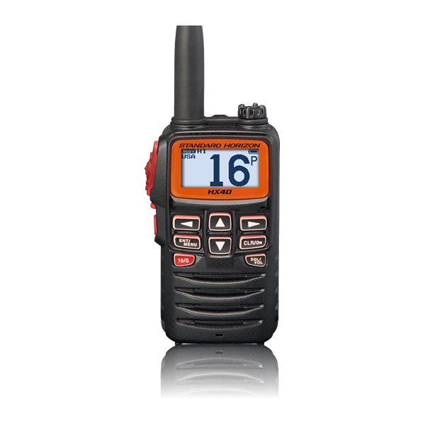 Standard Horizon HX40E Ultra Compact Handheld VHF Marine Transceiver Standard Horizon HX40E Ultra Compact Handheld VHF Marine Transceiver