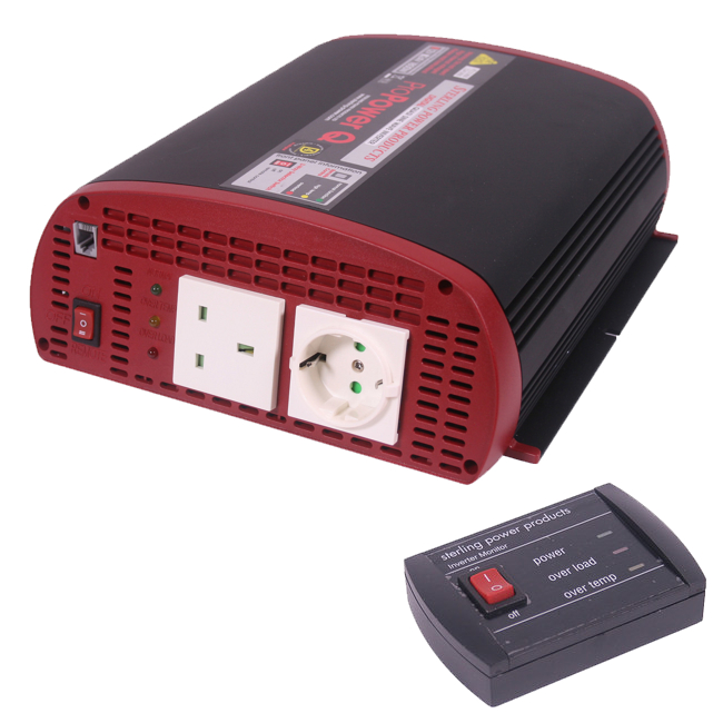 Sterling Power I122700 Pro Power Q Modified Sine Wave Inverter c/w Remote - 12V / 2700W