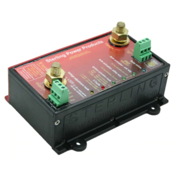 Sterling Power VSR80 Pro Connect VSR Voltage Sensitive and Ignition Fed Relay - 12V / 24V - 80A