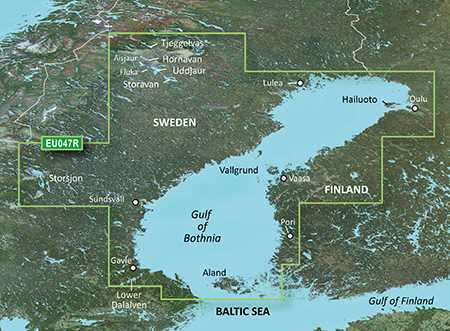 G3 SD/MICROSD FORMAT CHART EU047R  Gulf of Bothnia, Kalix-Grissl